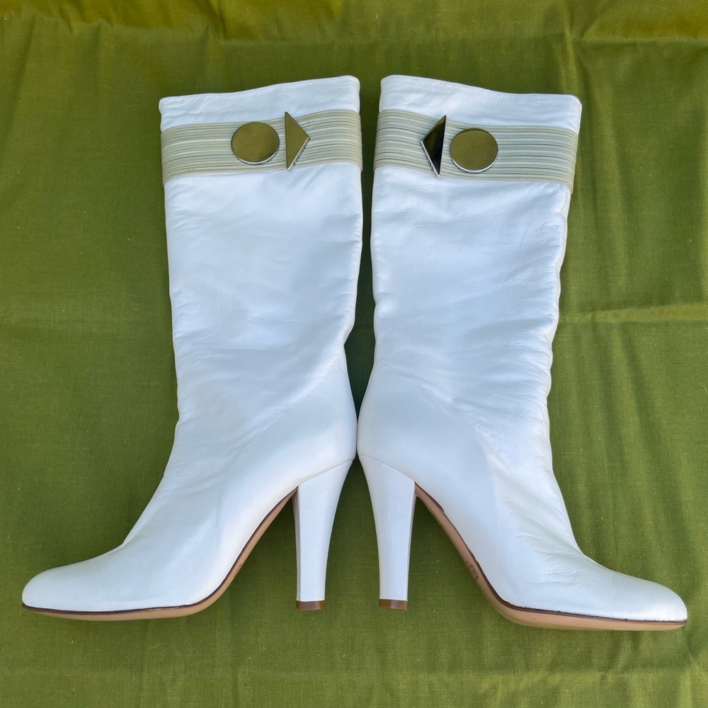 Marc Jacobs Y2K Italian made gogo biker mod leather boots
